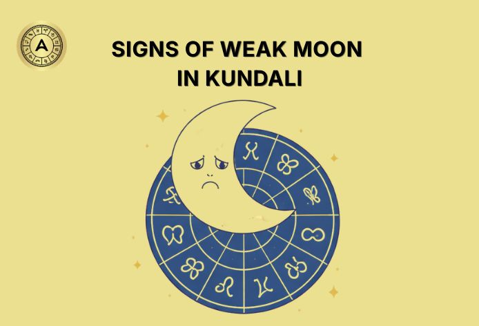 Signs of Weak Moon in Kundali